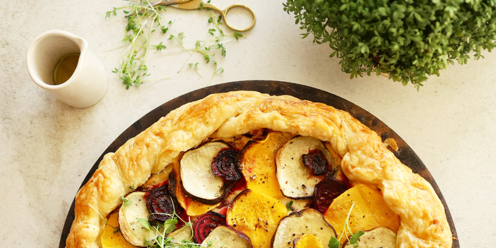 Recipe: Winter Veggie & Goats Cheese Galette