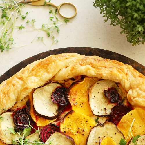 Recipe: Winter Veggie & Goats Cheese Galette