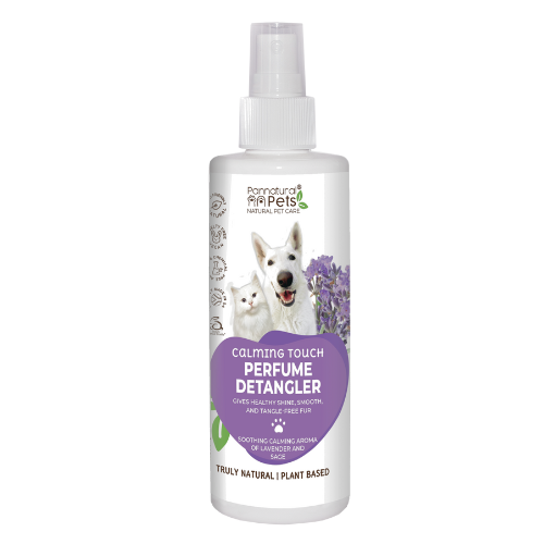 Detangler deosoraising pet coat spray Pannatural Pets