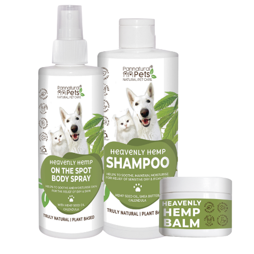 Pet Hemp Combo: Wash + Spray + Balm (SAVE 20%)