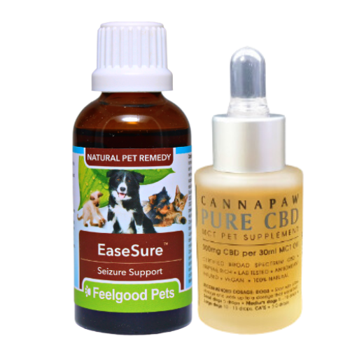 Pet Seizure Combo EaseSure Cannapaw Oil SAVE 10 Feelgood Health