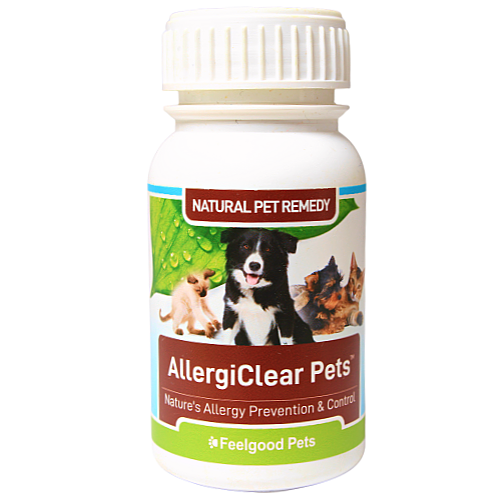 AllergiClear Pets natural antihistamine remedy for dogs cats Feelgood Health