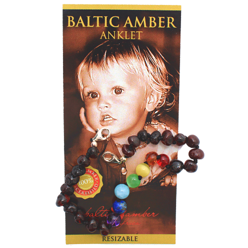 Genuine amber teething anklet hotsell