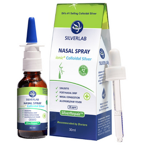 Silverlab Colloidal Silver Nasal Spray (30ml) : Order Online — Feelgood ...